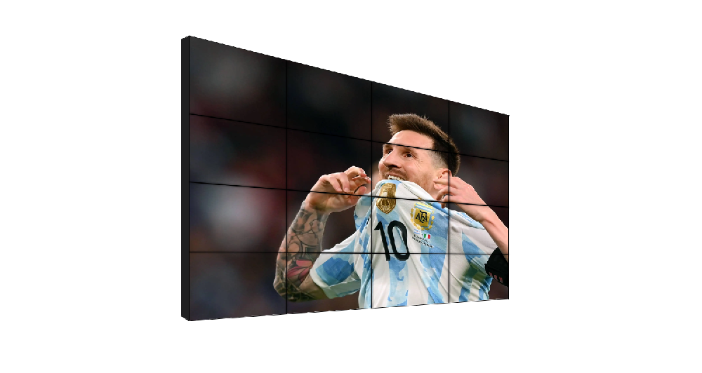 對比一下，LG和京東方的拼接屏