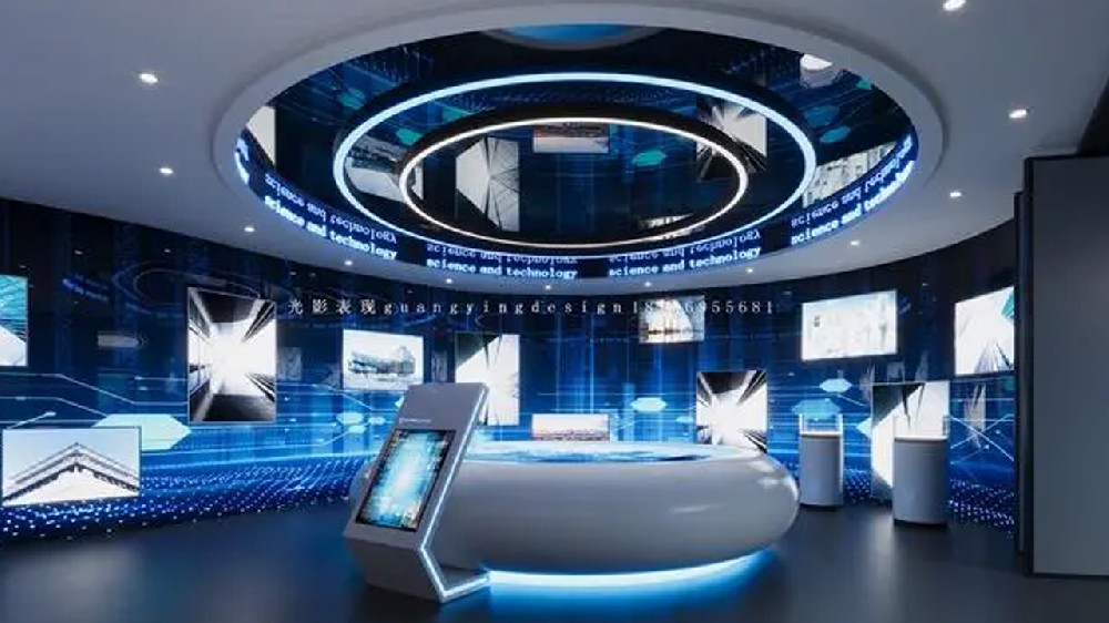 追求科技感，北京科技館透明拼接屏